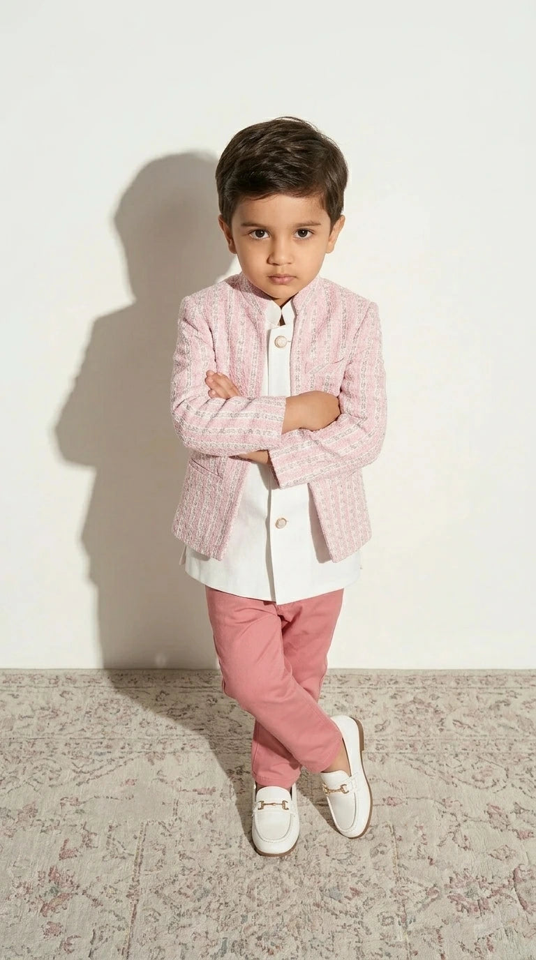 Pink Tweed Festive Set