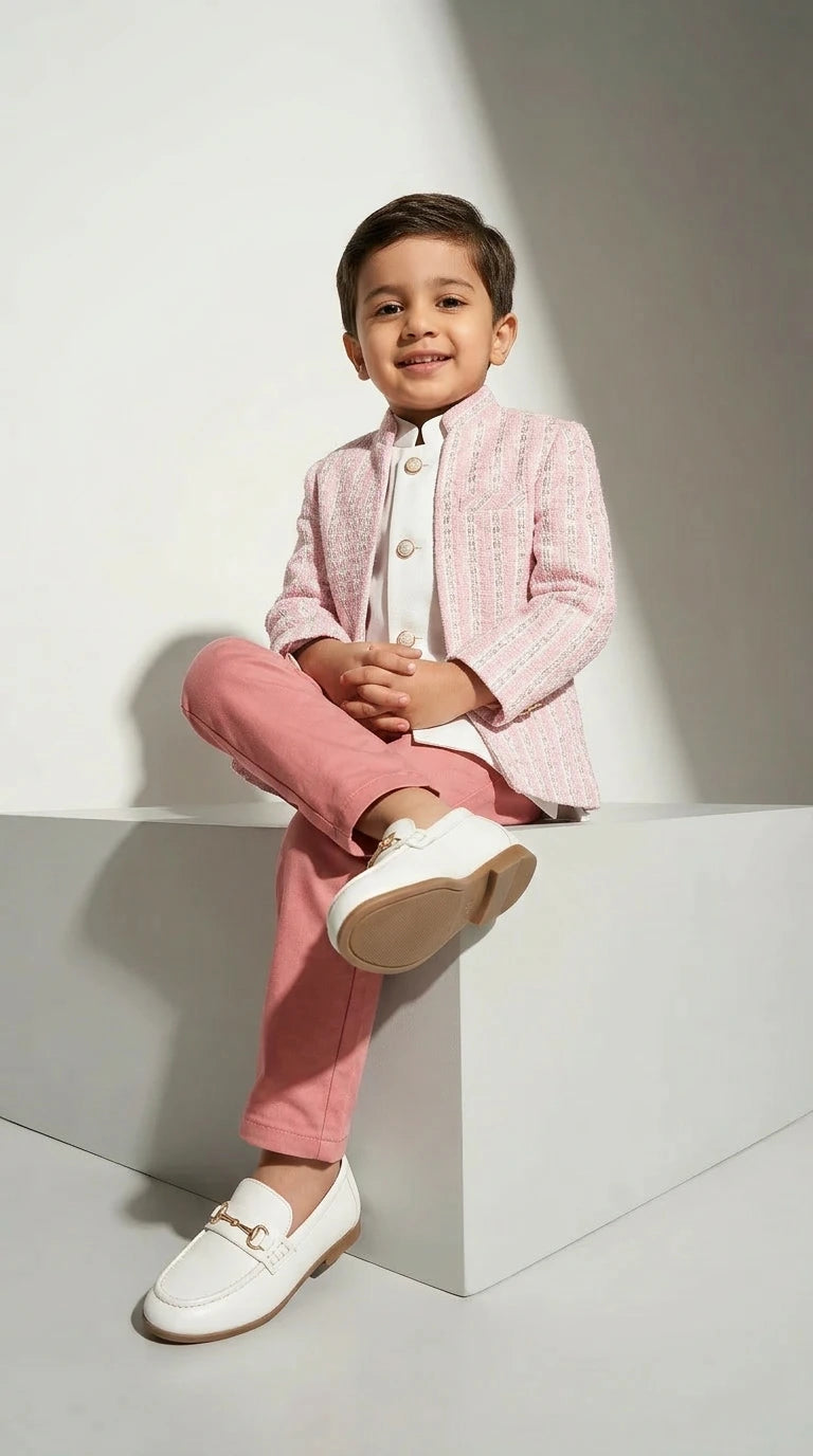 Pink Tweed Festive Set