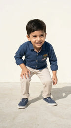Classic Blue Casual Set