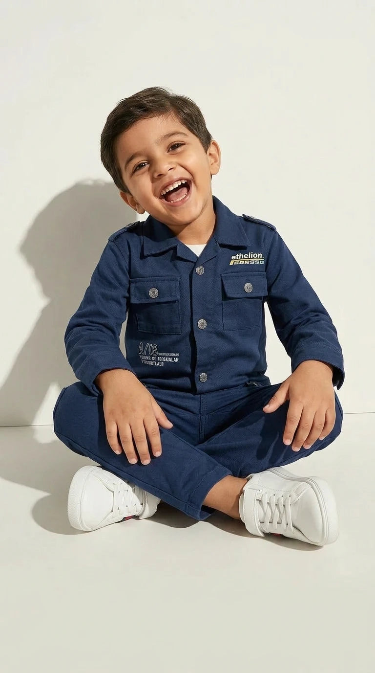 Navy Utility Coord Set
