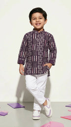 Royal Indigo Ethnic Kurta Set