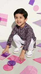 Royal Indigo Ethnic Kurta Set
