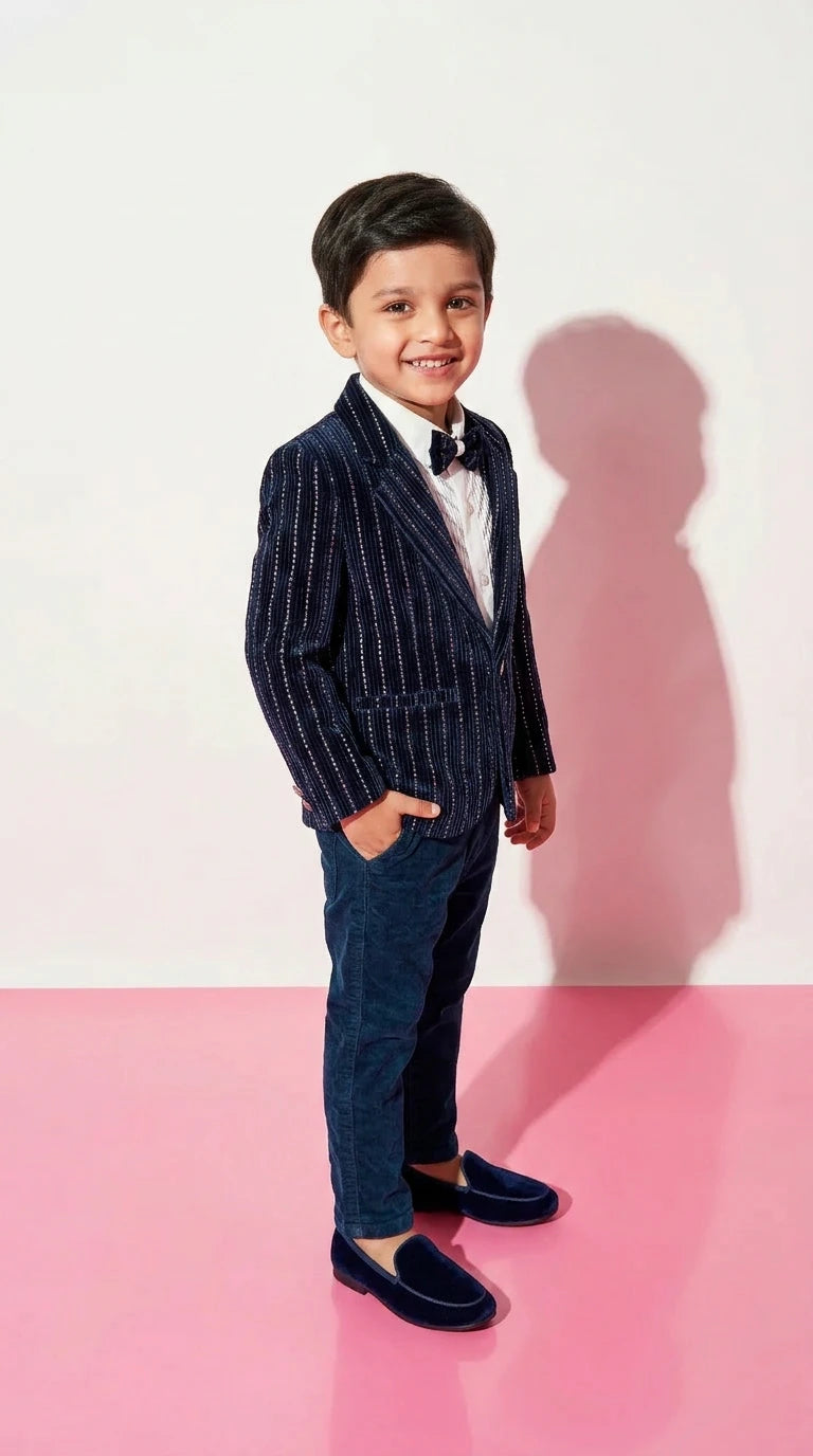 Midnight Party Blazer Set