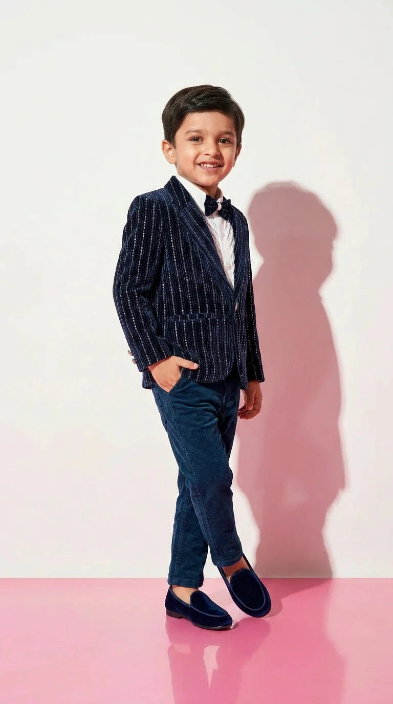 Midnight Party Blazer Set