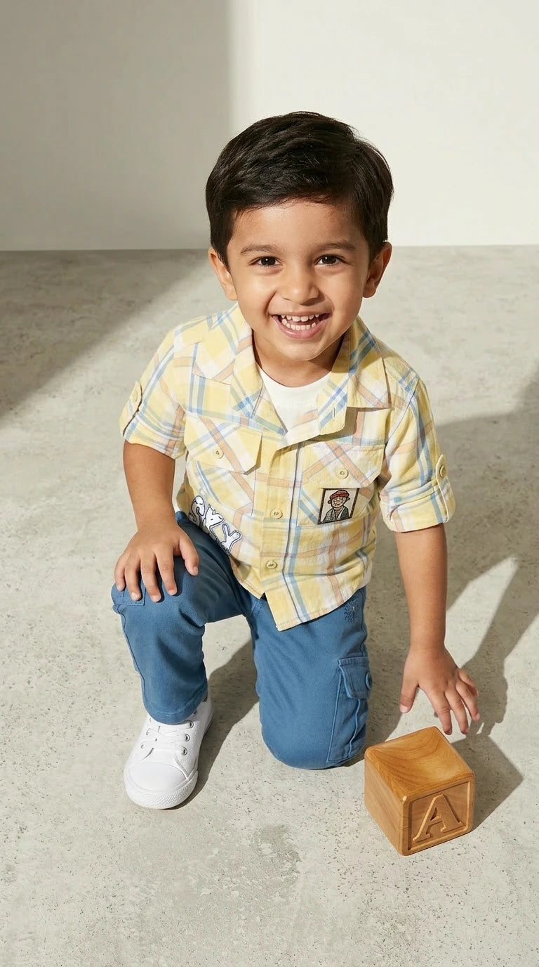 Sunny Check Casual Set