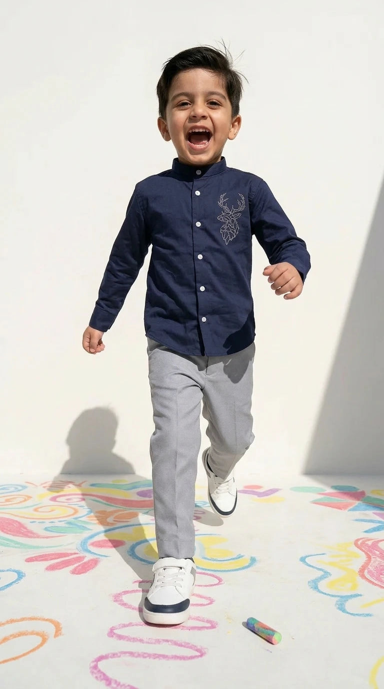 Midnight Classic Shirt Set