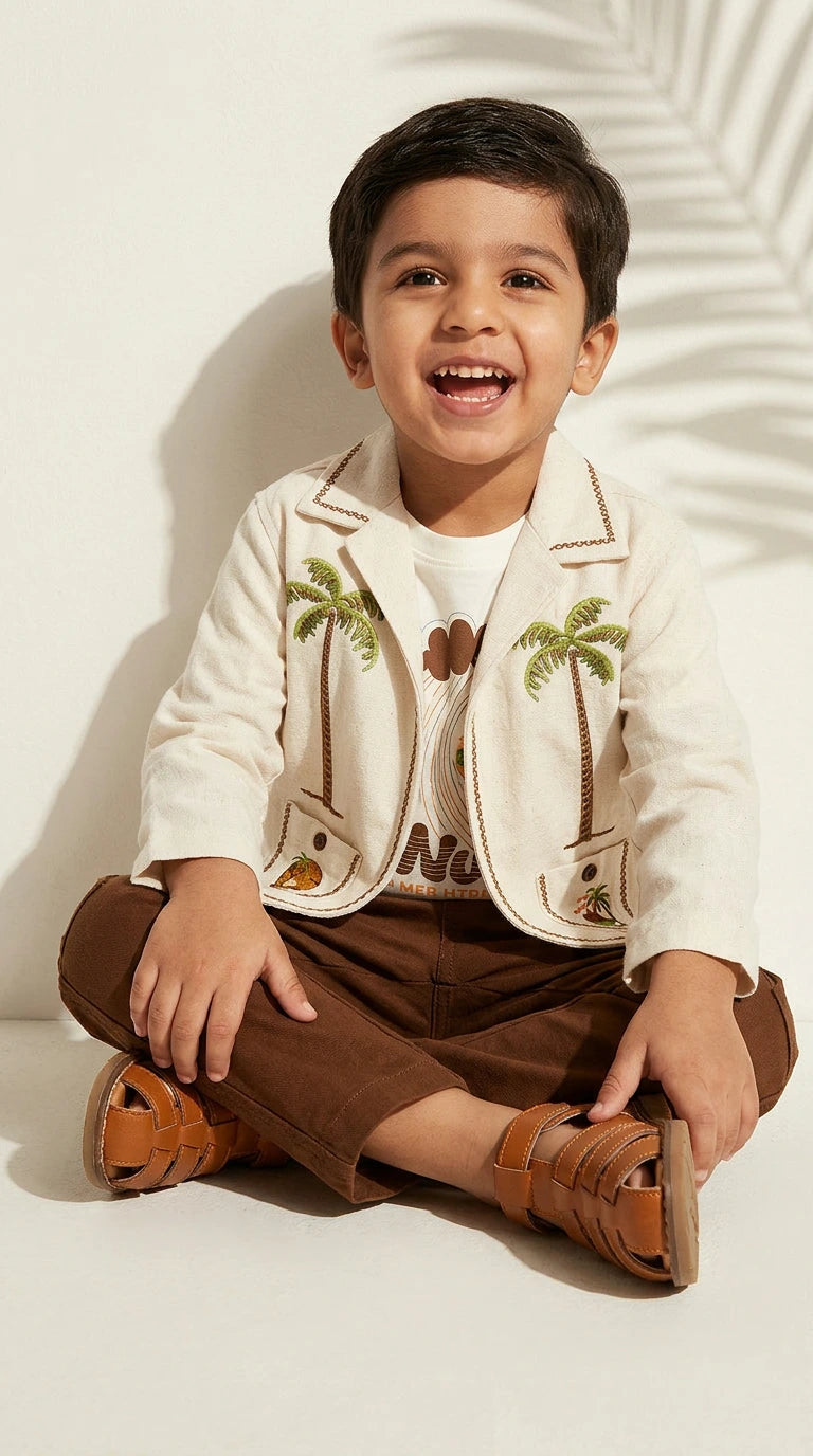 Tropical Palm Statement Set