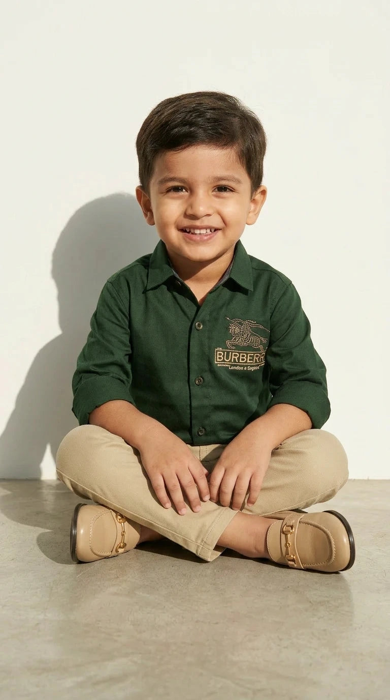 Forest Luxe Shirt Set