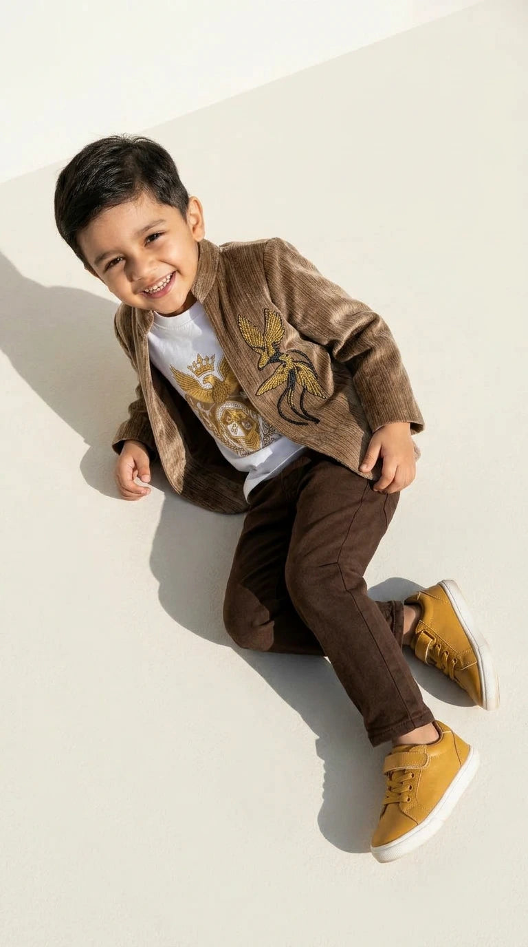 Heritage Brown Jacket Set