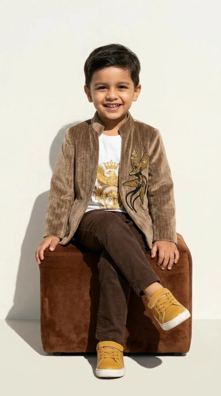 Heritage Brown Jacket Set