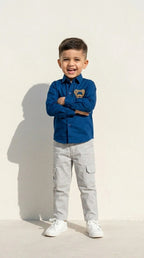 Royal Blue Play Shirt Set
