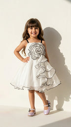 Ivory Swirl Princess Dress