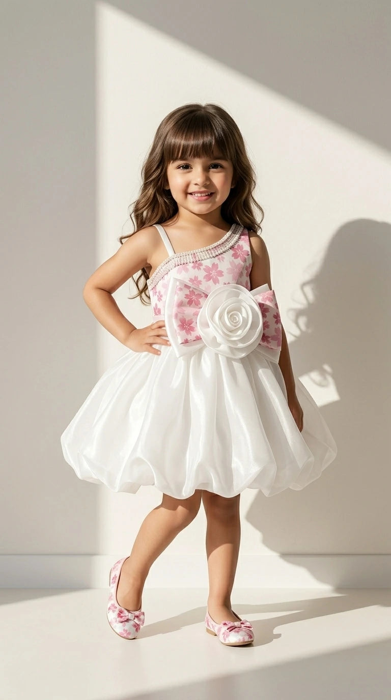 Blossom Bow Bubble Dress