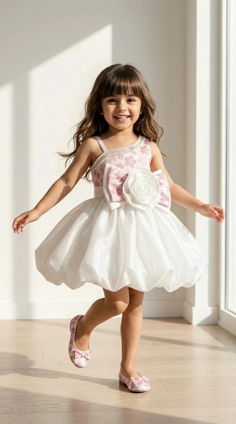 Blossom Bow Bubble Dress