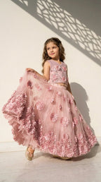 Rose Garden Embroidered Lehenga Set