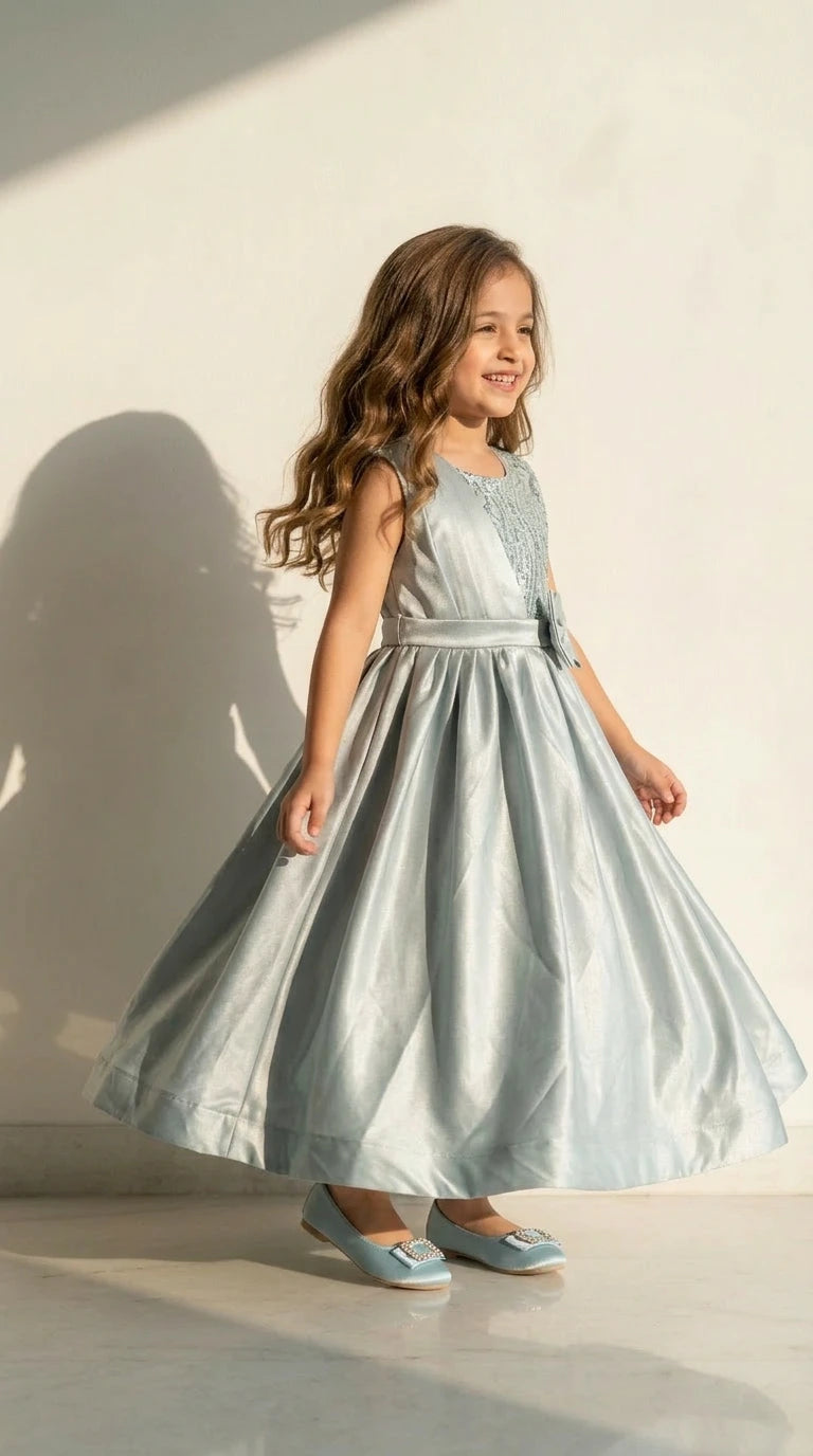 Ice Blue Princess Ball Gown