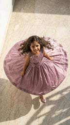 Dusty Rose Classic Party Gown