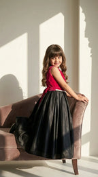 Ruby & Noir Classic Party Gown