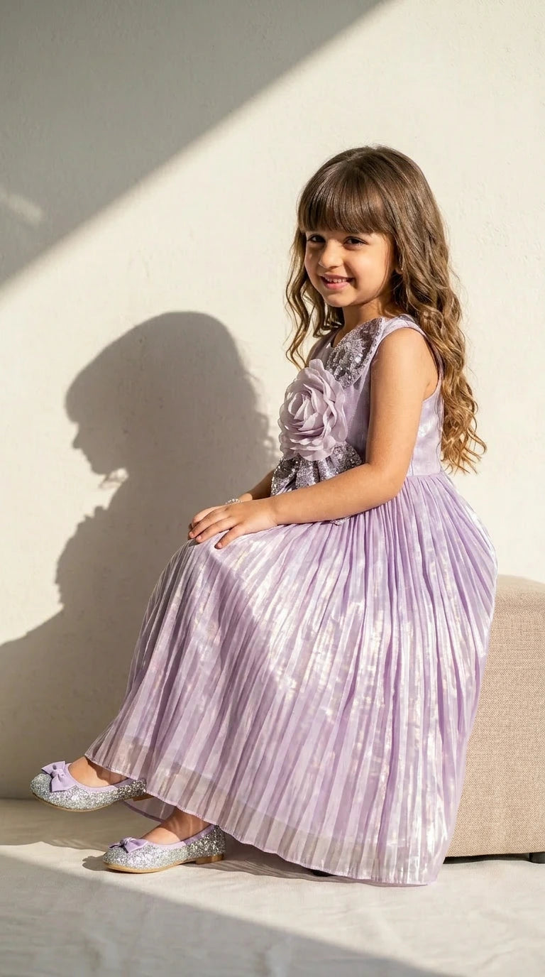 Lavender Bloom Princess Dress
