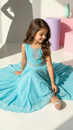 Aqua Dream Princess Gown