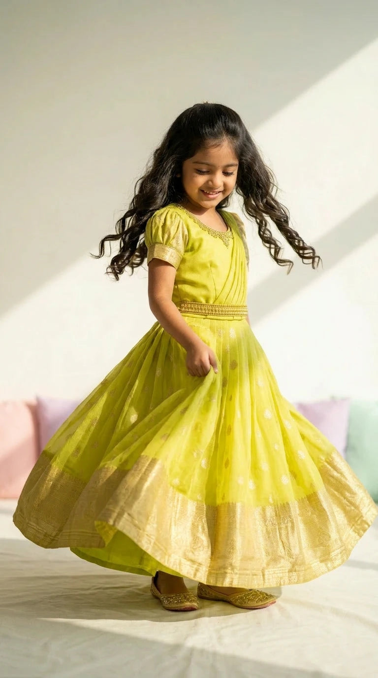 Sunshine Silk Festive Gown