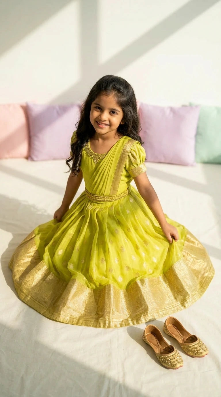 Sunshine Silk Festive Gown