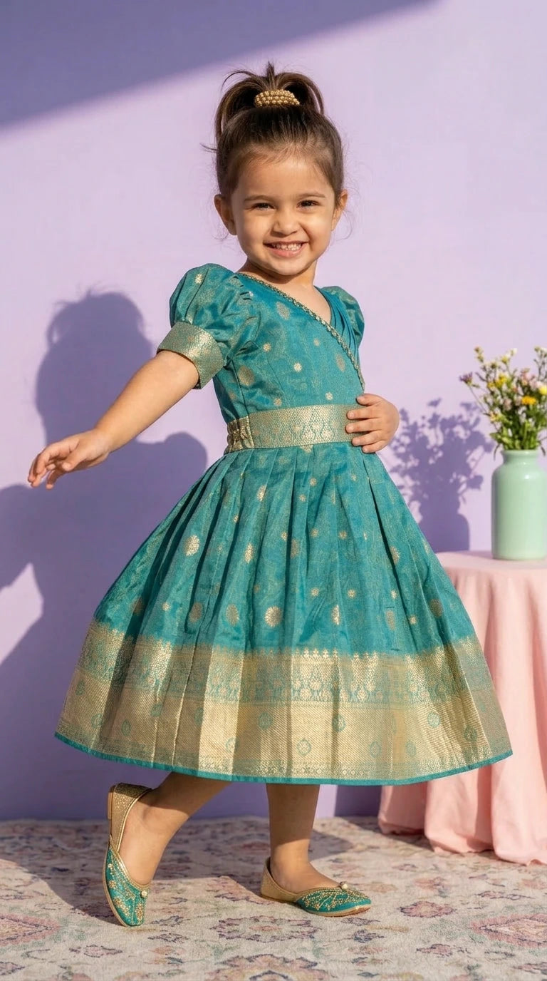 Royal Teal Ethnic Dress