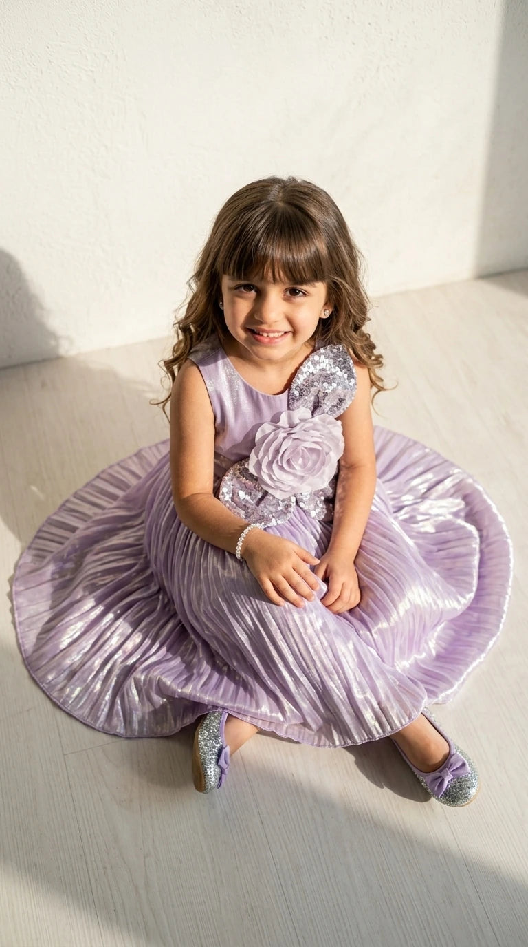 Lavender Bloom Princess Dress