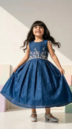 Midnight Bloom Party Gown