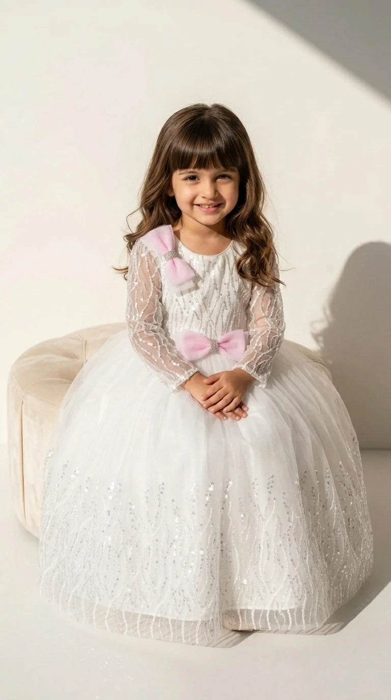 Snow Pearl Party Gown