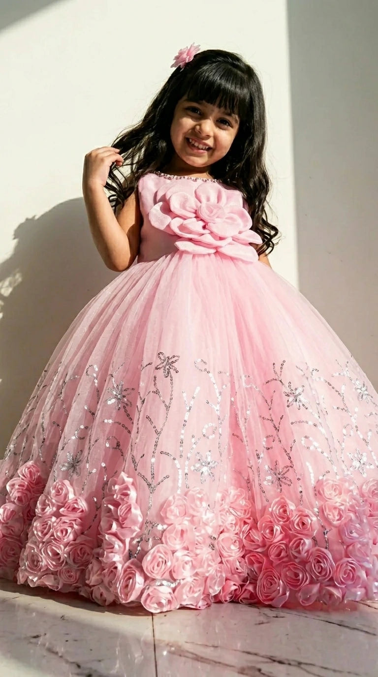 Blush Bloom Fairy Gown