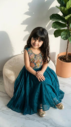 Emerald Bloom Princess Gown