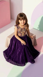 Royal Plum Princess Gown