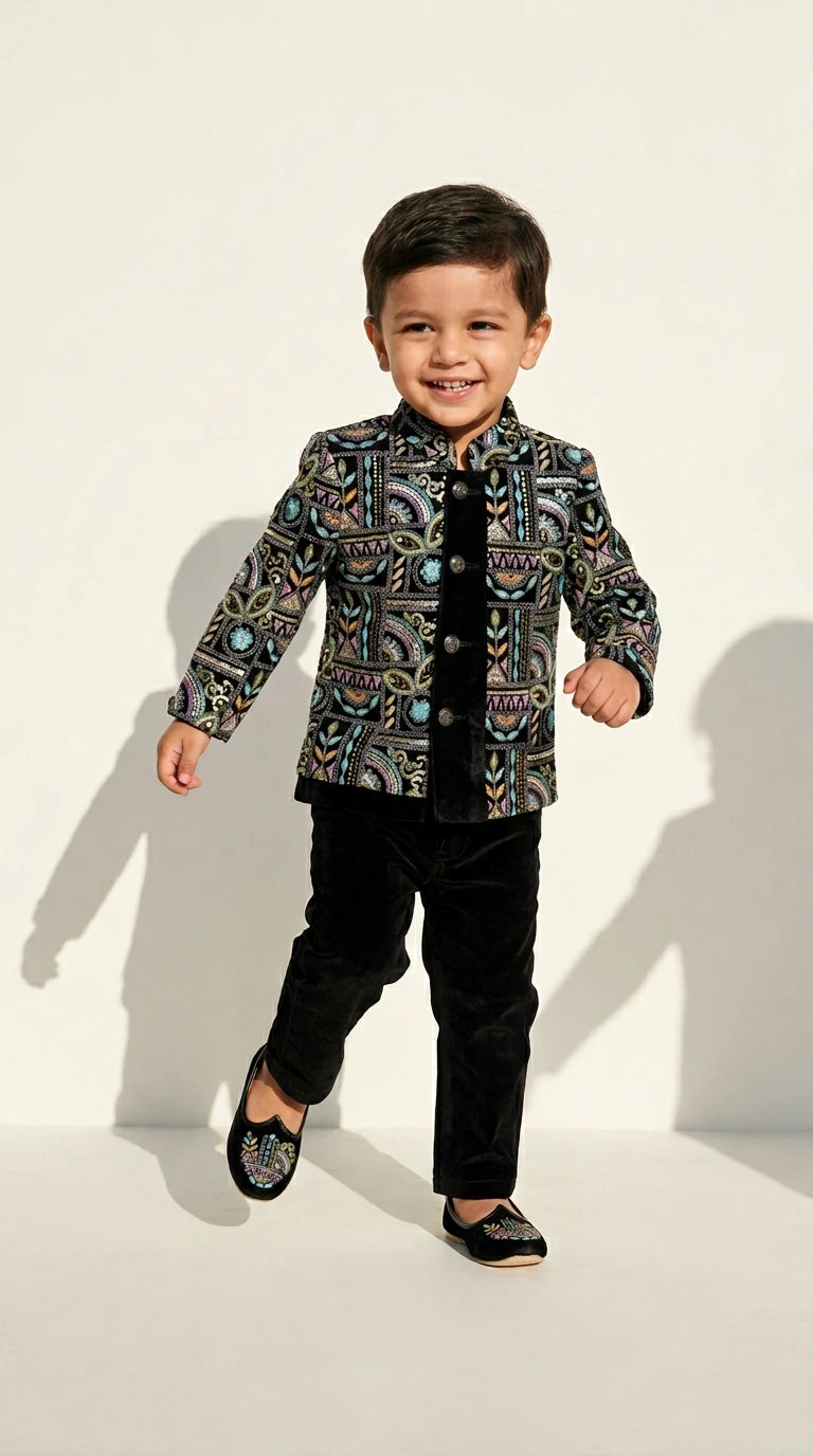 Heritage Embroidered Jacket Set