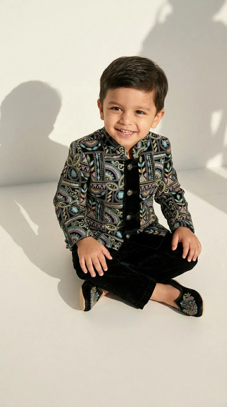 Heritage Embroidered Jacket Set