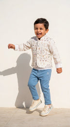 Floral Festive Jacket Set