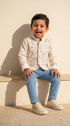 Floral Festive Jacket Set