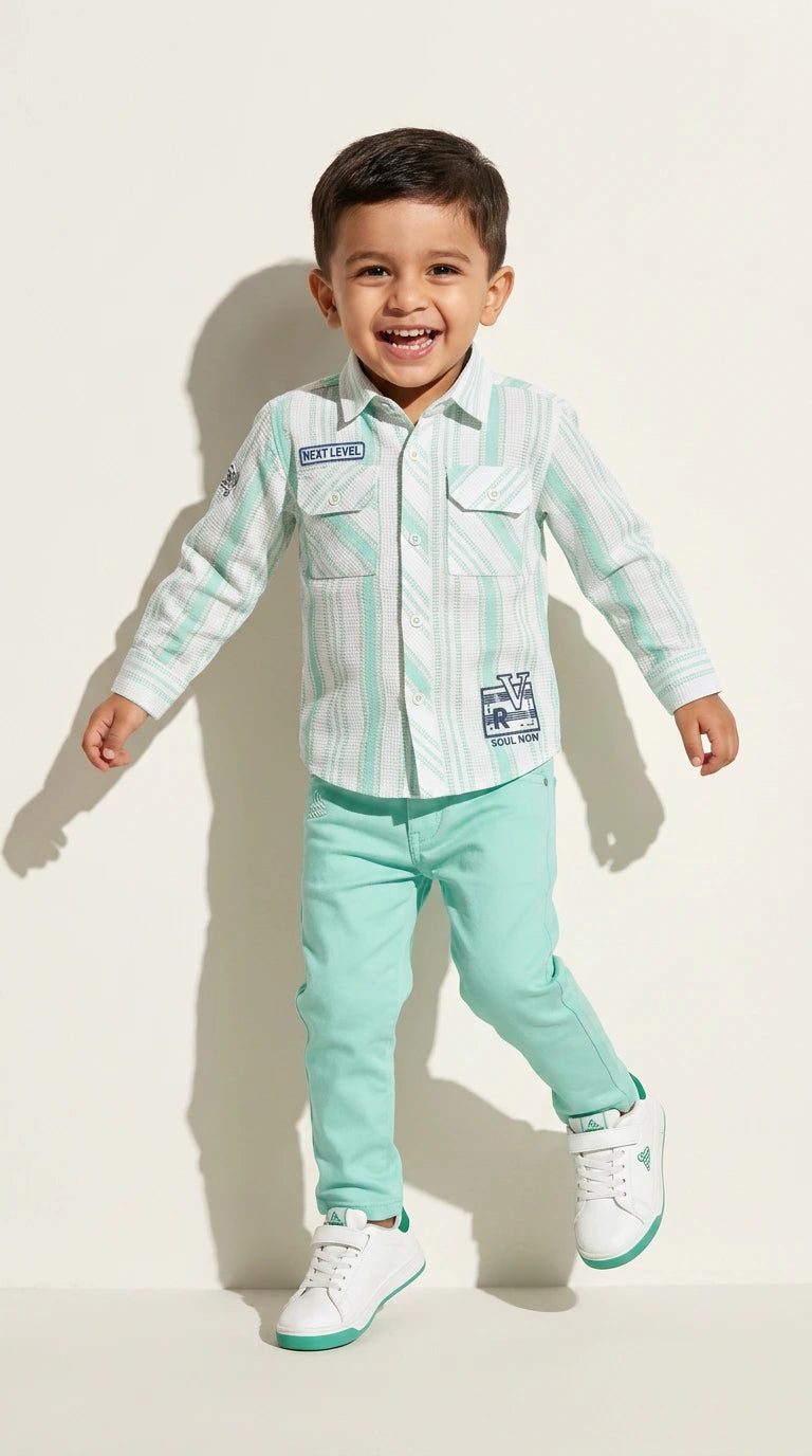 Mint Breeze Casual Set