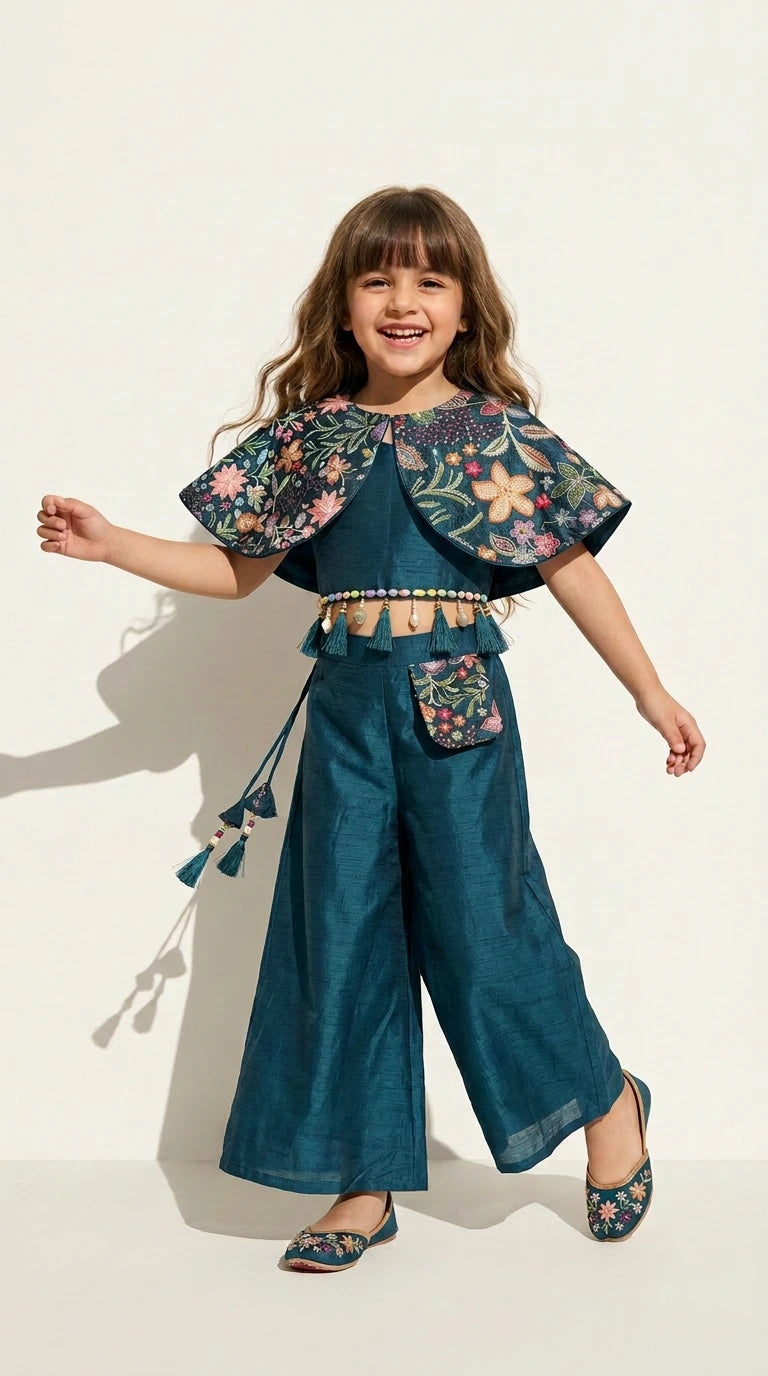 Royal Bloom Indo-Western Set