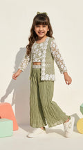 Sage Green Indo-Western Co-ord Set
