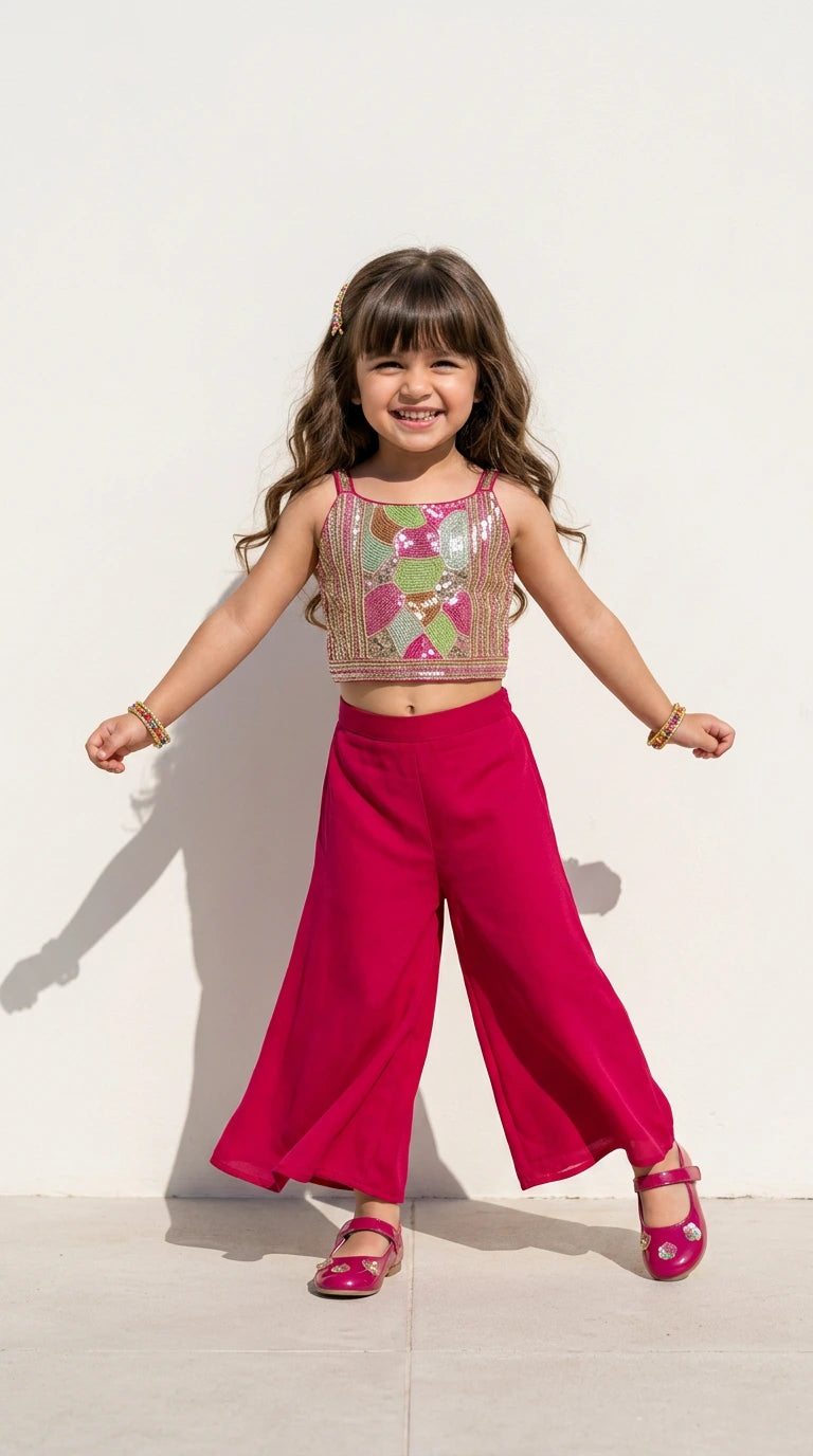 Hot Pink Festive Co-ord Set