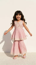 Blush Pink Sharara Set