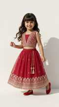 Classic Red & Gold Lehenga Set