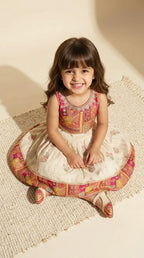 Multicolor Patchwork Lehenga Set