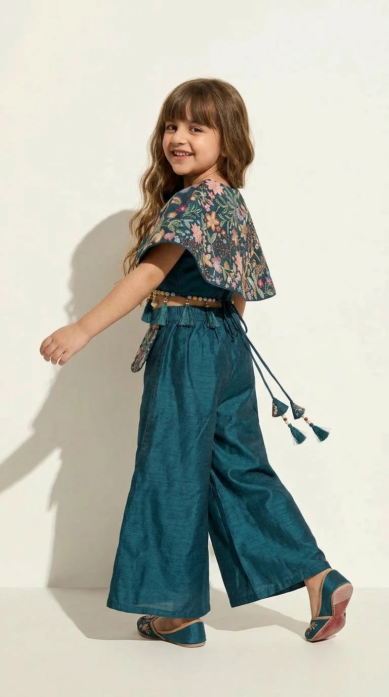 Royal Bloom Indo-Western Set