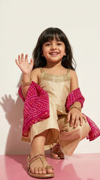 Classic Gold Kurta Palazzo Set