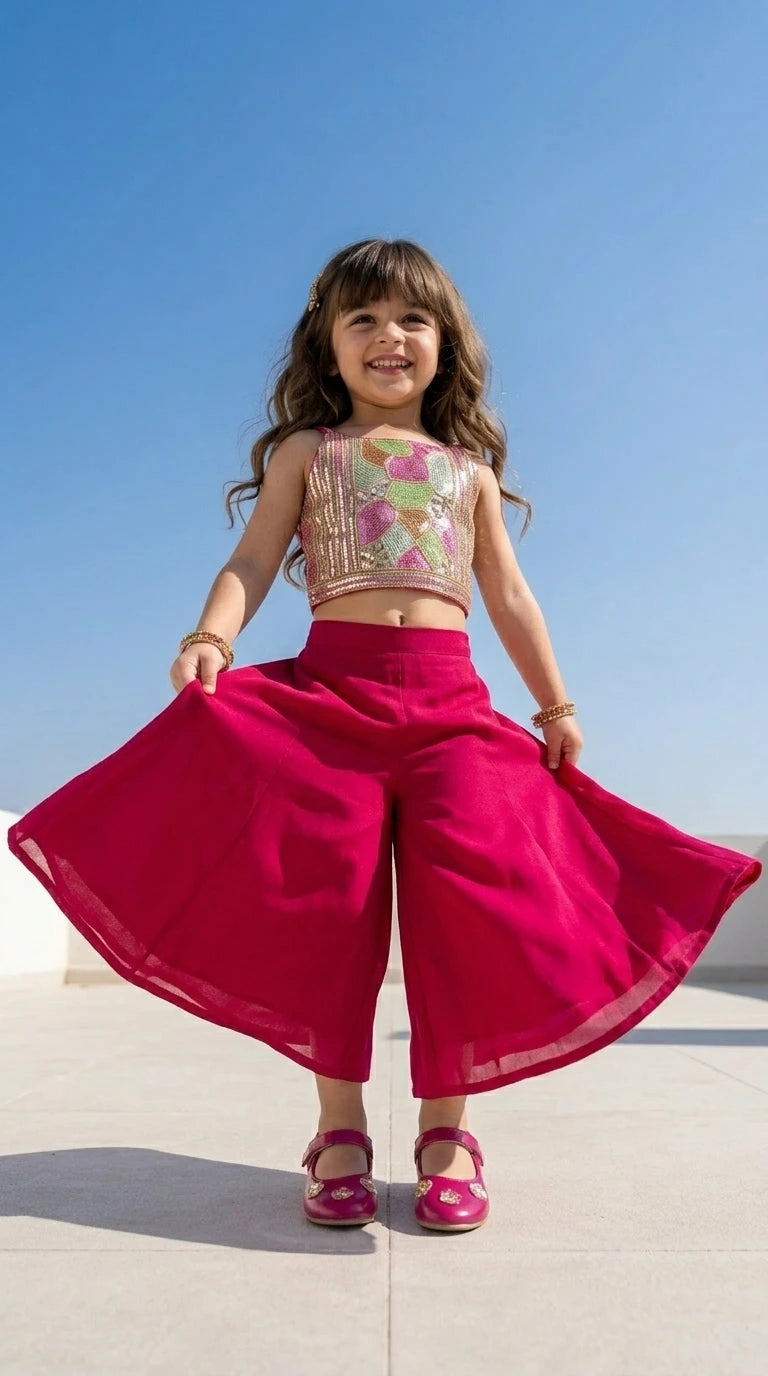 Hot Pink Festive Co-ord Set