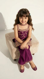 Royal Wine Ethnic Co-ord Set