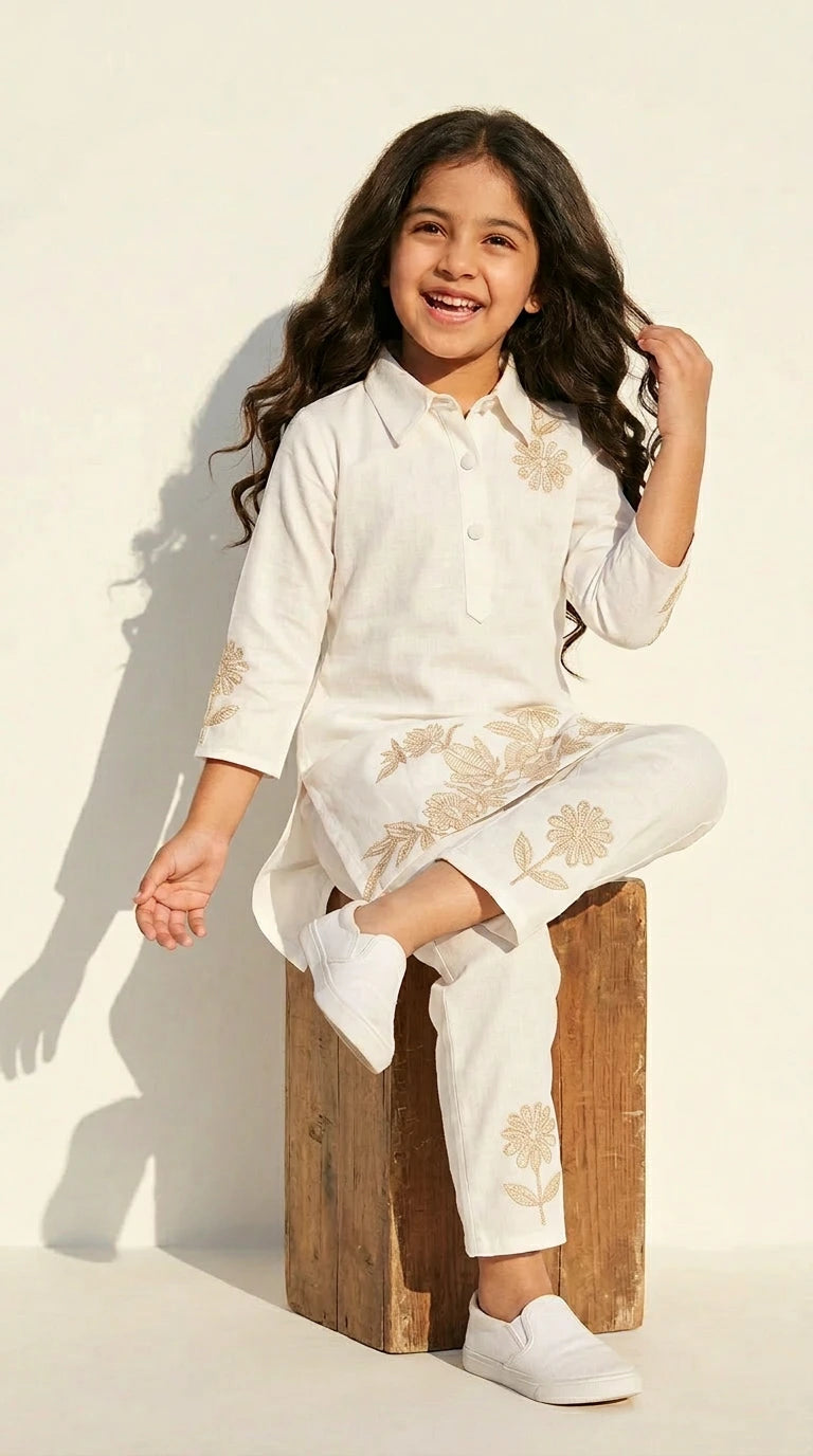 Classic Ivory Kurta Set