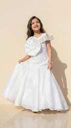 Pearl Rosette Mermaid Princess Gown
